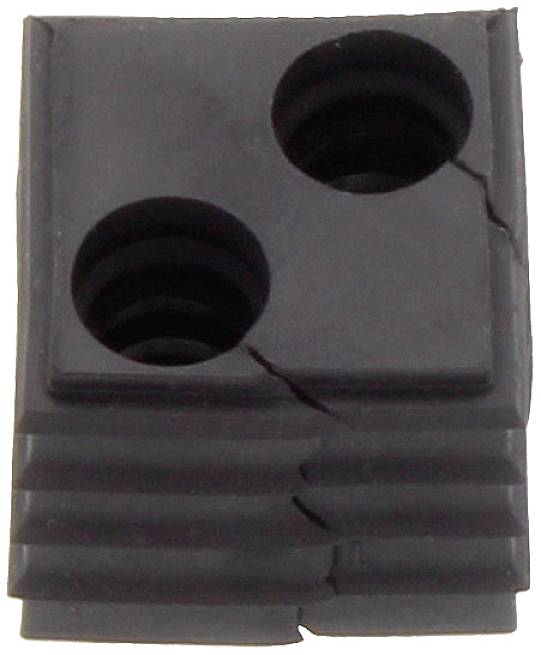 CONTA-CLIP KDS-DE 2X8 BK Sealing Thermoplastic elastomer Black 10 pc(s)