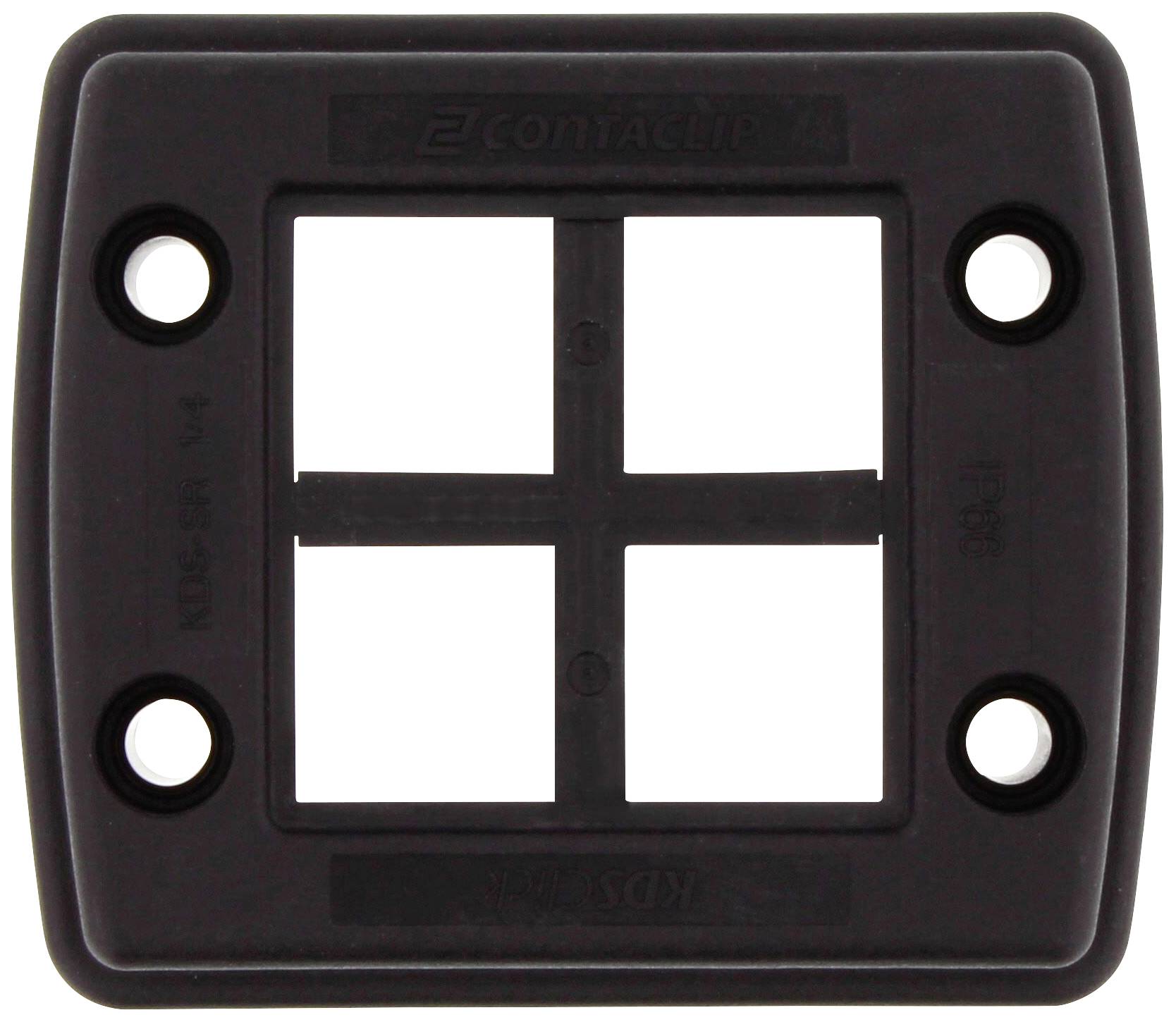 CONTA-CLIP KDS-Set 1-4 BK Cable grommet Polyamide 6.6 Black 1 pc(s)