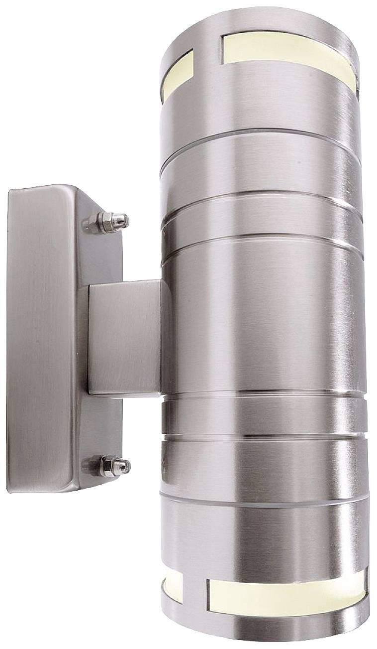 Deko Light Zilly II Up and Down 731010 Wall light GU10 Stainless steel