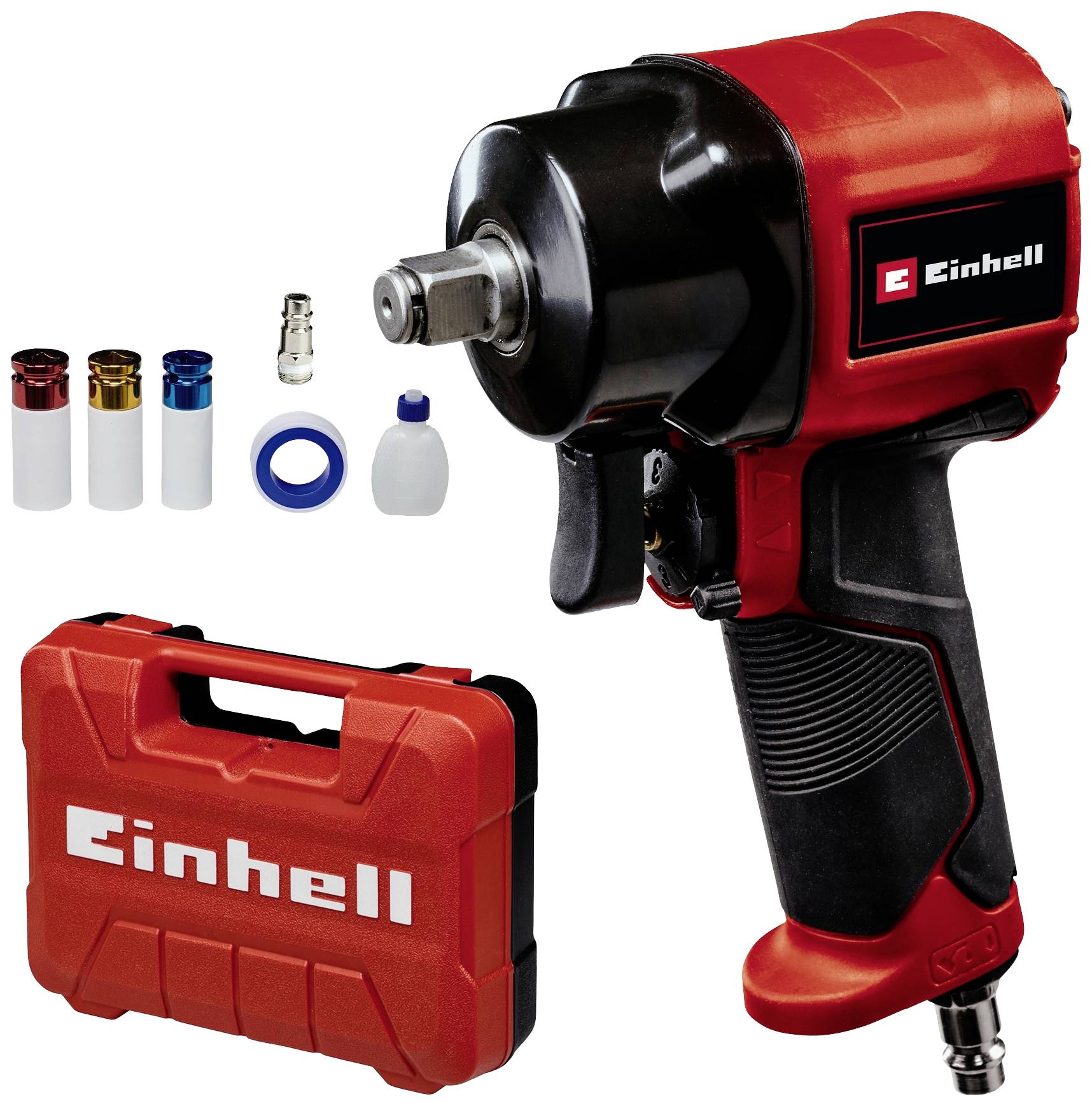 Einhell TC-PW 610 Compact (Pn) 4138965 Pneumatic impact driver Tool holder: 1/2" (12.5 mm) male square Torque (max.): 610 Nm