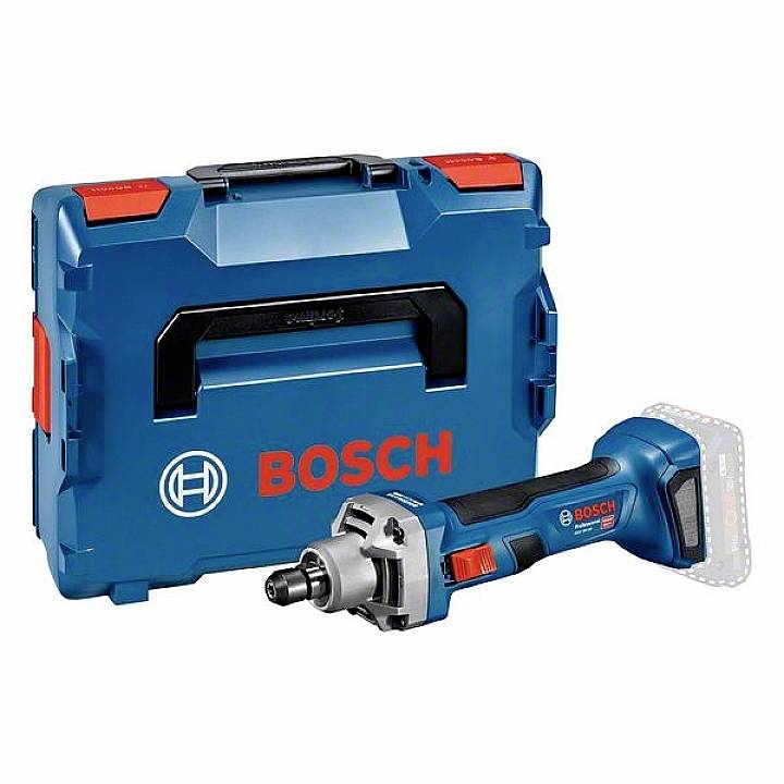 A blue Bosch cordless screwdriver with a storage case. Both are branded with the Bosch logo.