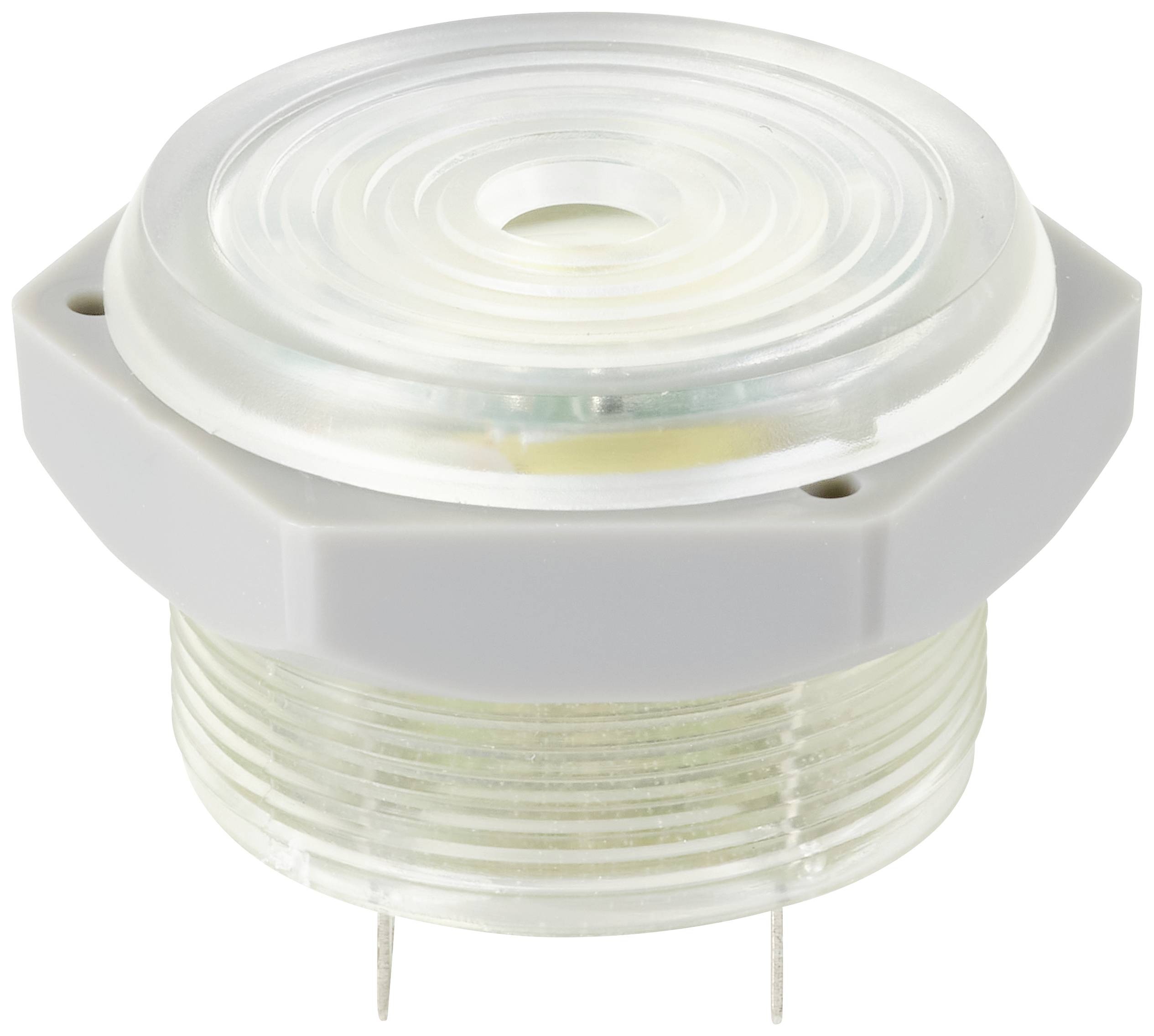 TRU COMPONENTS TC-10475832 Piezo buzzer Noise emission: 95 dB Voltage: 12 V DC Continuous acoustic signal, Blue LED 1 pc(s)