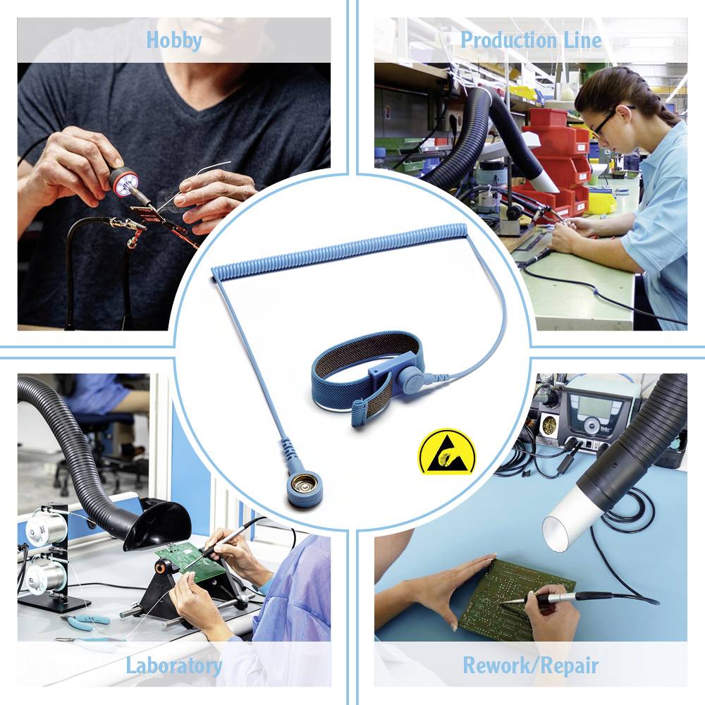 Weller ESD wrist strap Blue