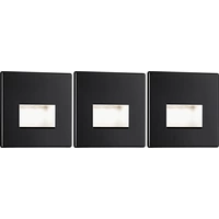 Paulmann 4064161230580 Edge Quadro eckig LED recessed wall light 3-piece set LED (monochrome) Black Paulmann 4064161230580 Edge Quadro eckig LED recessed wall light 3-piece set LED (monochrome) Black