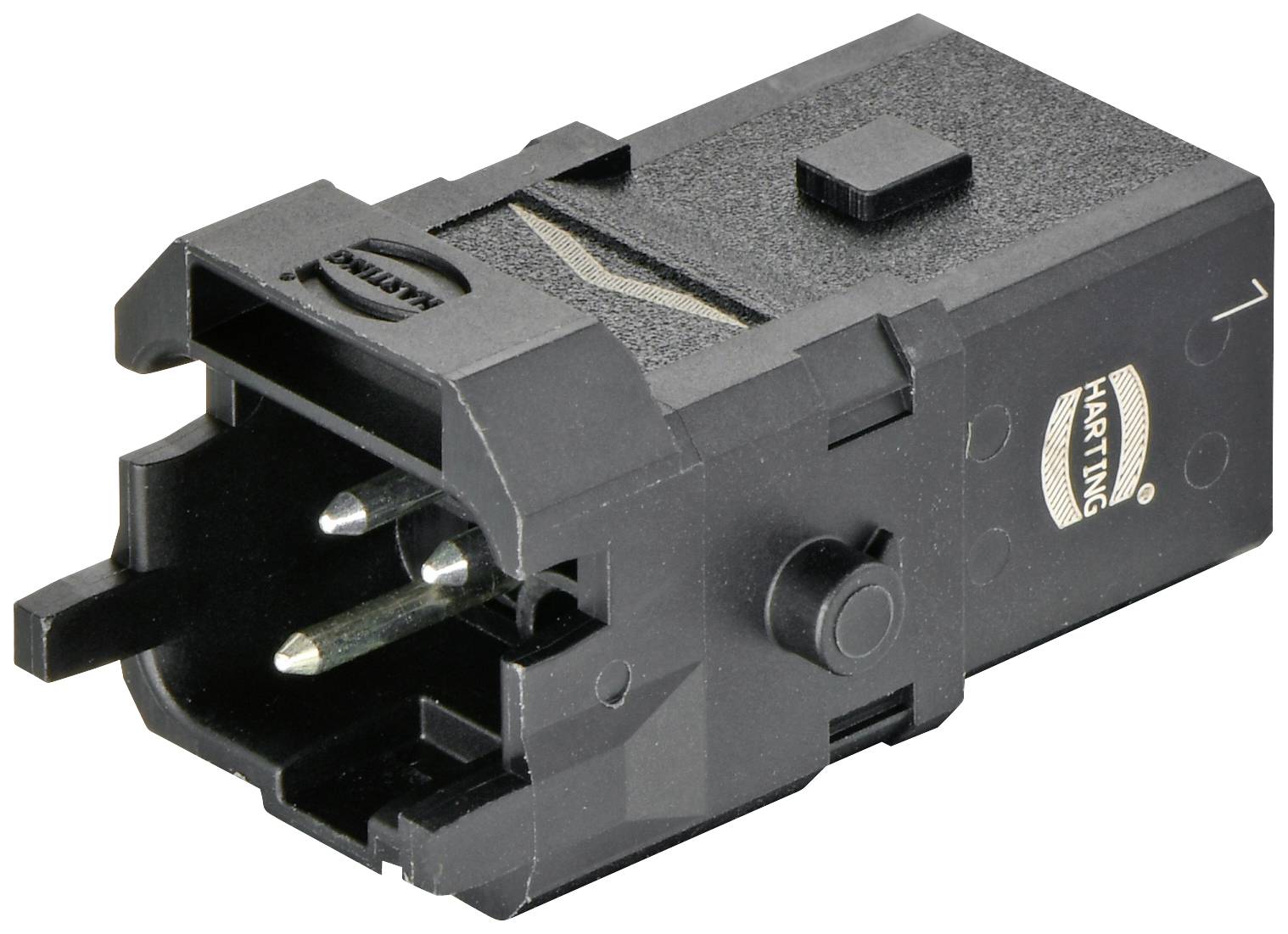 Connector Han 1A-2+PE-S-m latch 09100022601 HARTING 1 pc(s)