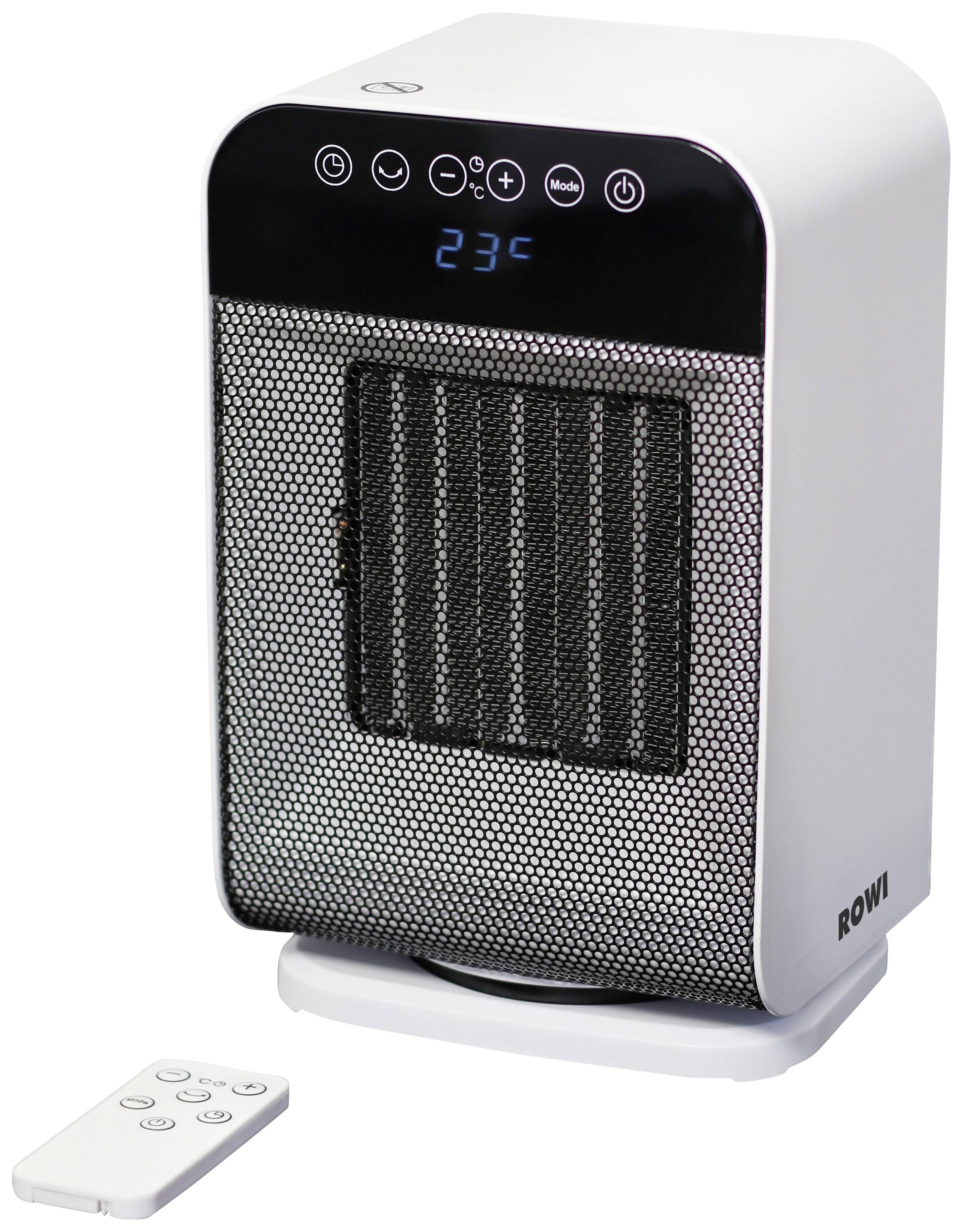 ROWI 1 03 03 0353 Ceramic fan heater HKH 2000/2/1 ODT Premium 60 m³ White, Black