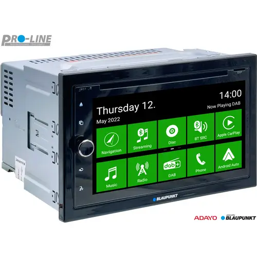 Blaupunkt Hannover 700 DAB Truck Monitor receiver DAB+ tuner, Bluetooth handsfree set, Rearview camera connector, Steering wheel Blaupunkt Hannover 700 DAB Truck Monitor receiver DAB+ tuner, Bluetooth handsfree set, Rearview camera connector, Steering wheel