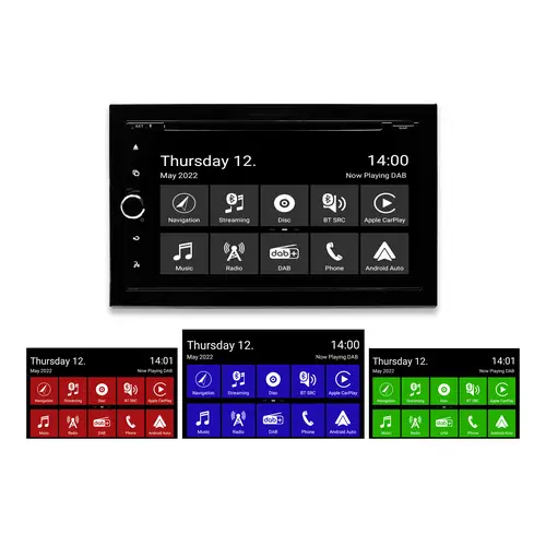 Blaupunkt Hannover 700 DAB Truck Monitor receiver DAB+ tuner, Bluetooth handsfree set, Rearview camera connector, Steering wheel Blaupunkt Hannover 700 DAB Truck Monitor receiver DAB+ tuner, Bluetooth handsfree set, Rearview camera connector, Steering wheel