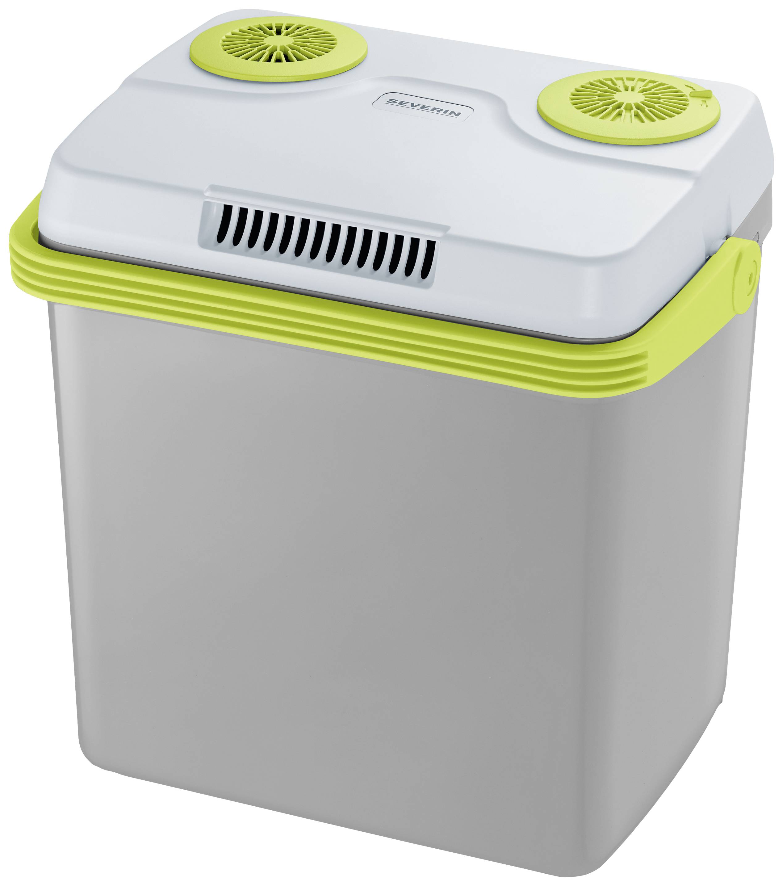 Severin 2925 Cool box EEC: E (A - G) Thermoelectric 5 V, 12 V, 230 V Grey, Green, White 25 l