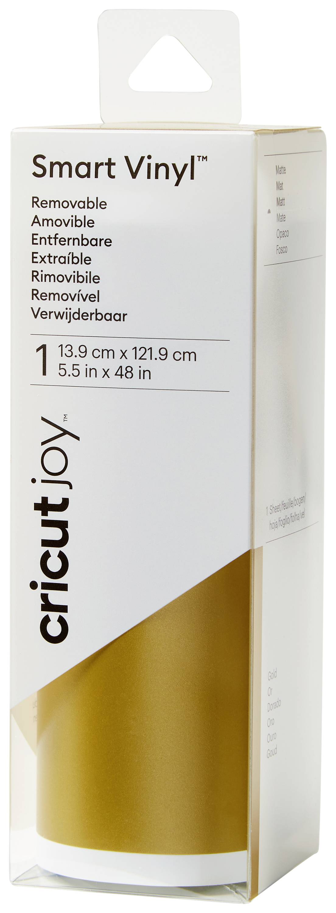 Cricut Smart Vinyl Removable Film Gold