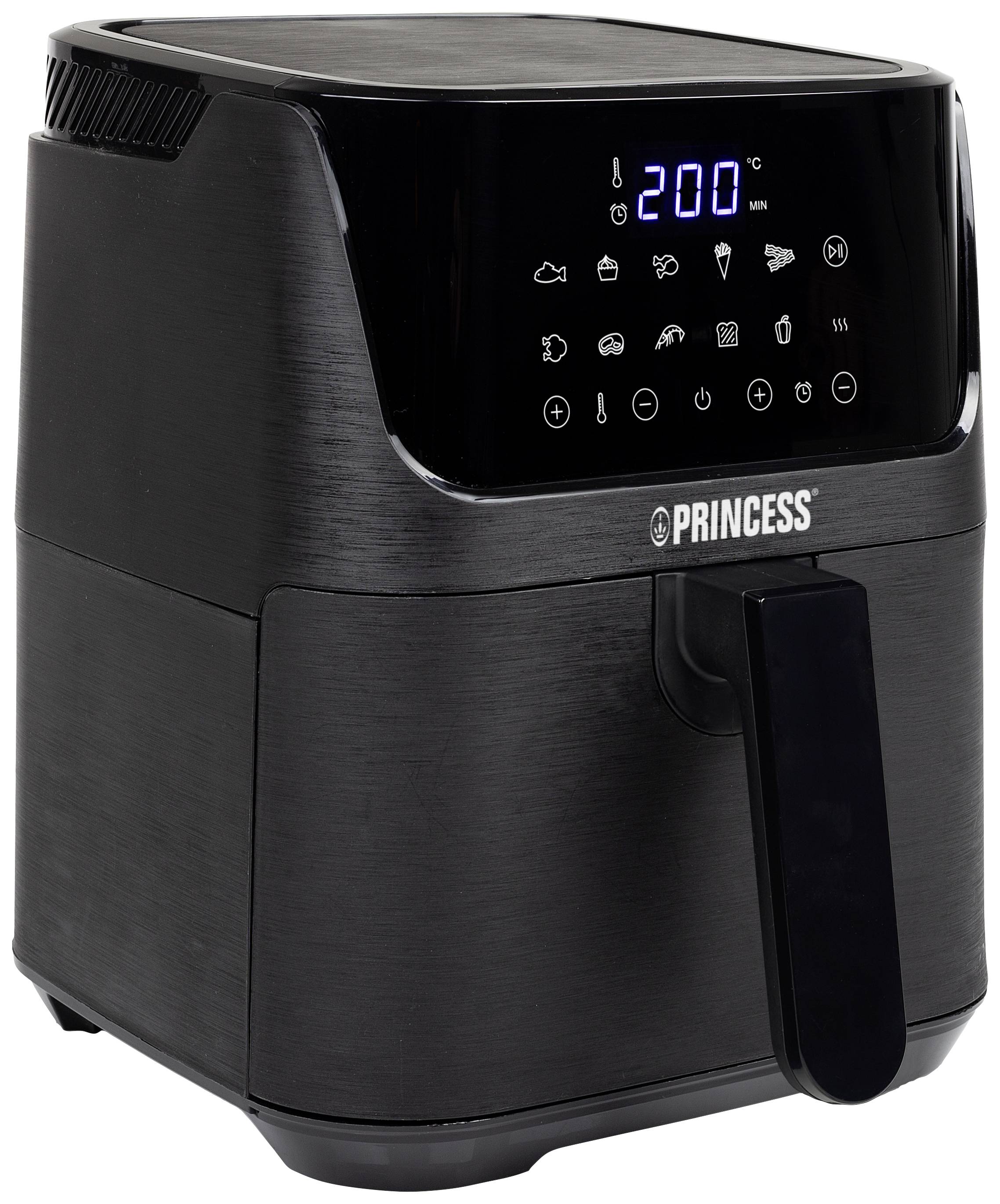 Princess 01.182024.01.001 Air fryer 3.5 l 1350 W Non-stick coating, with display, Overheat protection, Timer function Black