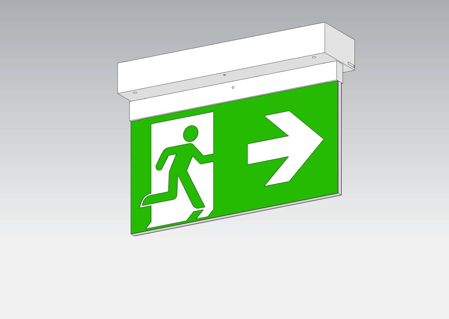 Beltrona MEXM82503 LED escape route lighting Ceiling mount