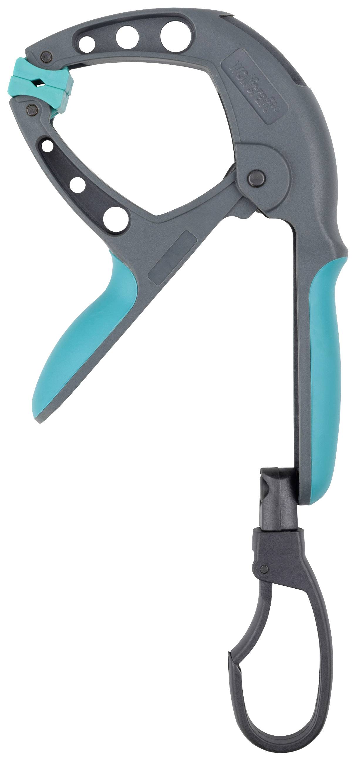 Spring clamp with hook, 50 mm Wolfcraft 3458000 Span width (max.):50 mm