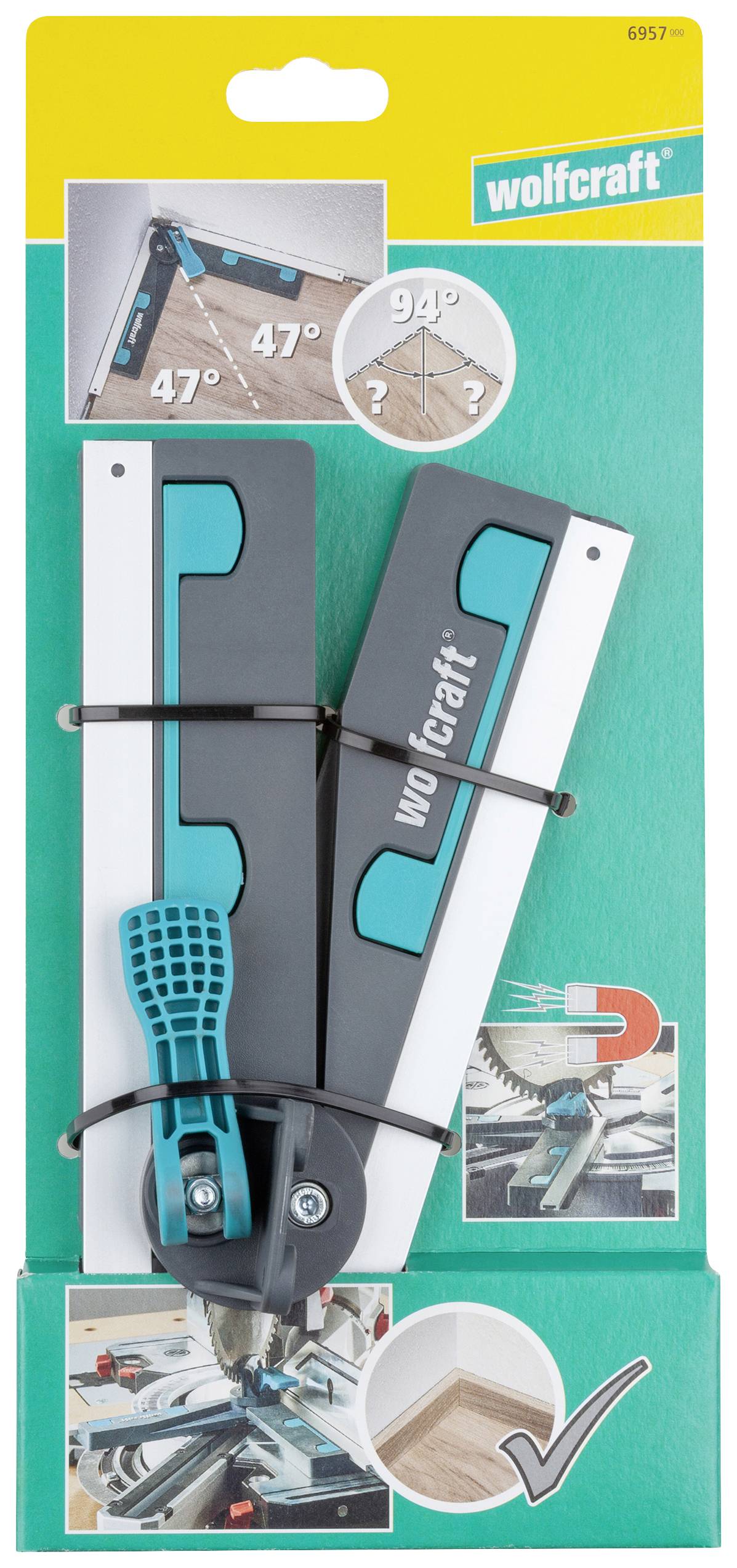 Wolfcraft 6957000 Sliding bevel 180 °