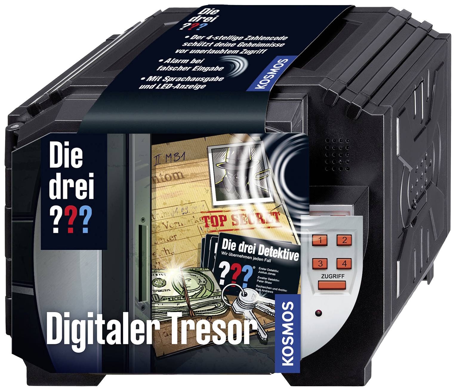Kosmos 630607 Die drei ??? Digitaler Tresor The Three Investigators Science kit (box) 6 years and over