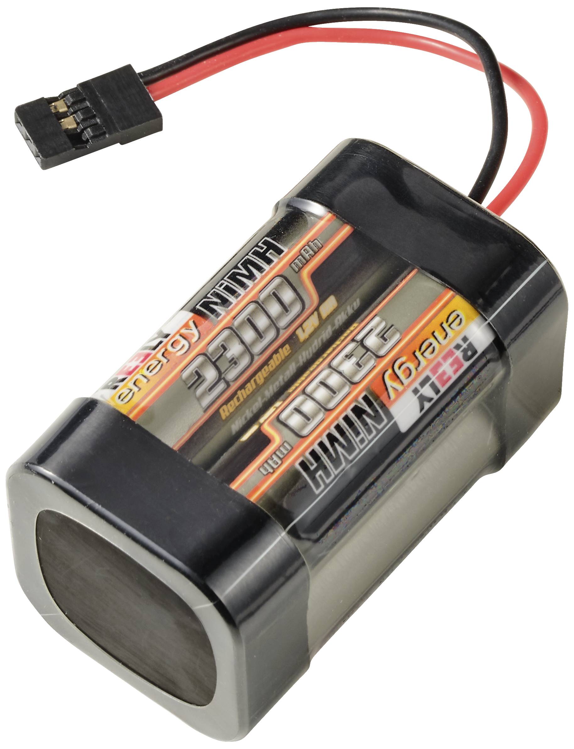 A rechargeable NiMH battery pack with 7.2 V and 3300 mAh capacity, suitable for remote-controlled vehicles and other electronic devices.