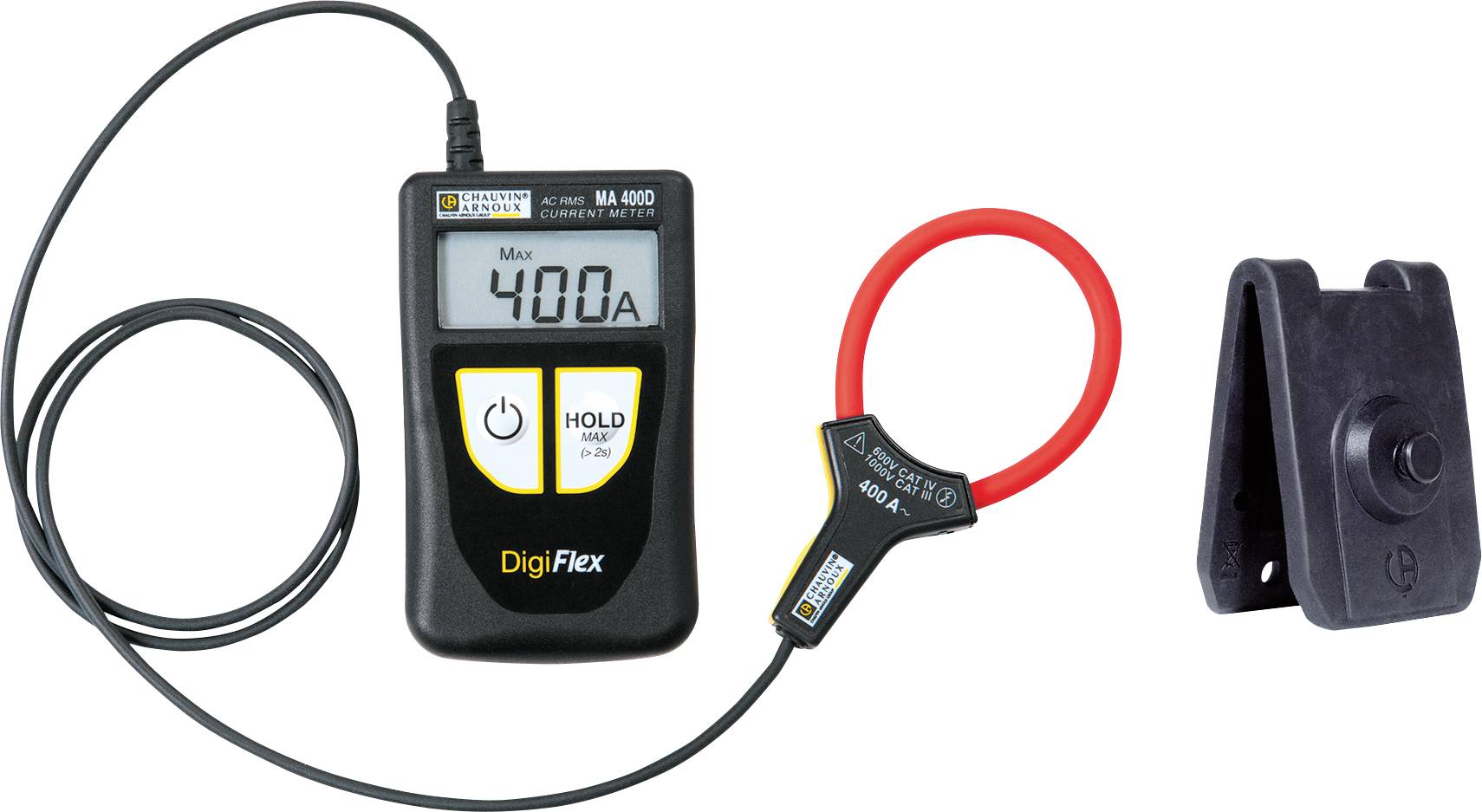 Chauvin Arnoux MA 400D Clamp meter, Handheld multimeter Digital CAT IV 600 V Display (counts): 4000
