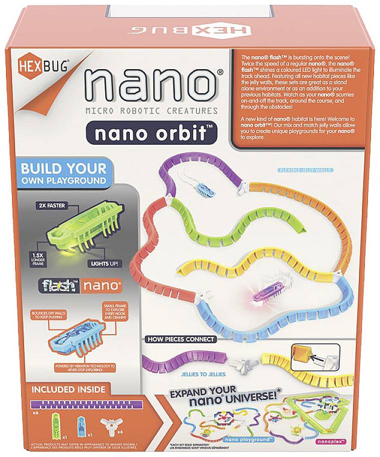 HexBug Nano Flash Orbit-Habitat Toy robot
