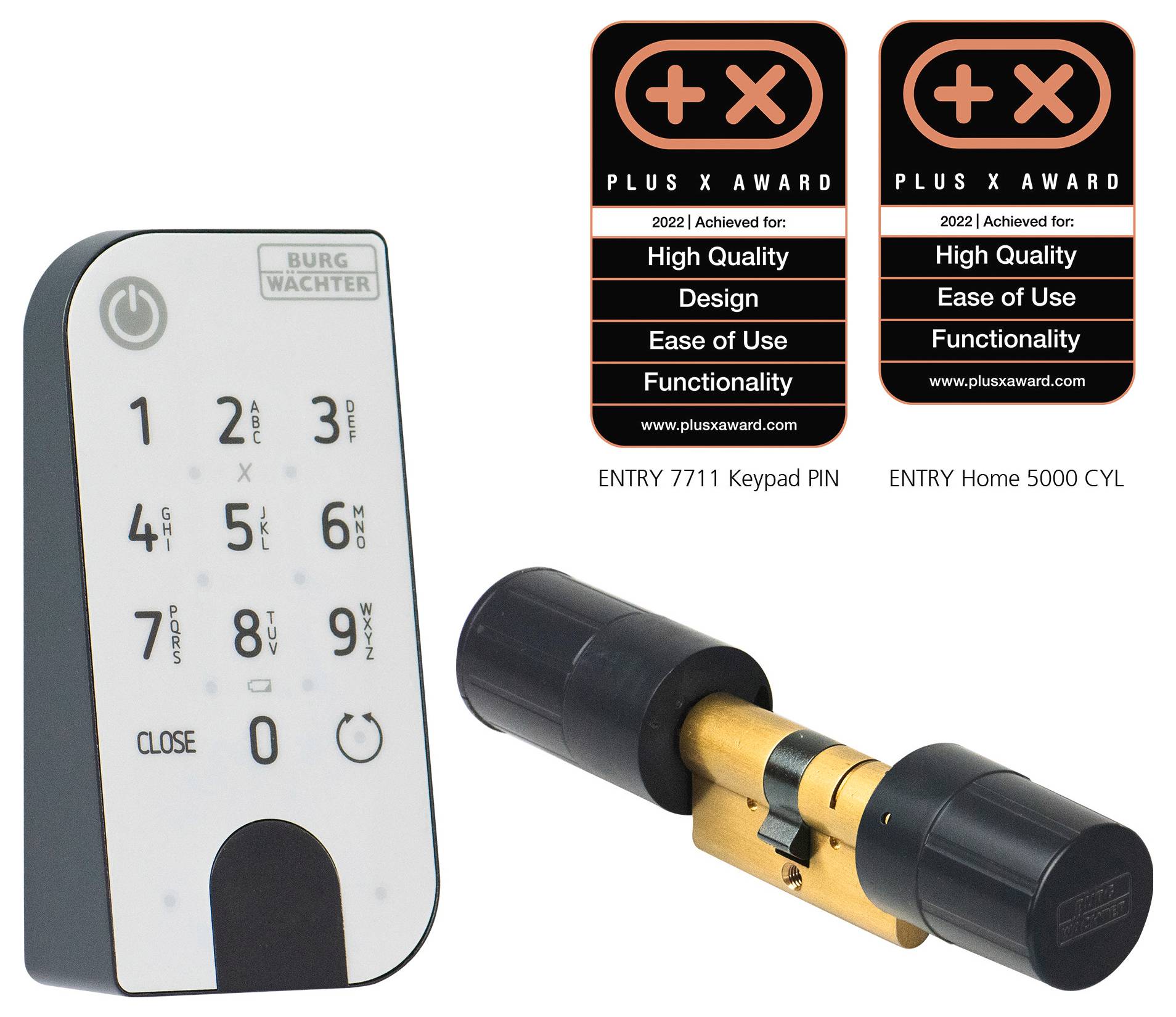 Burg Wächter ENTRYhome 5001 PIN 50010 Door lock IP53