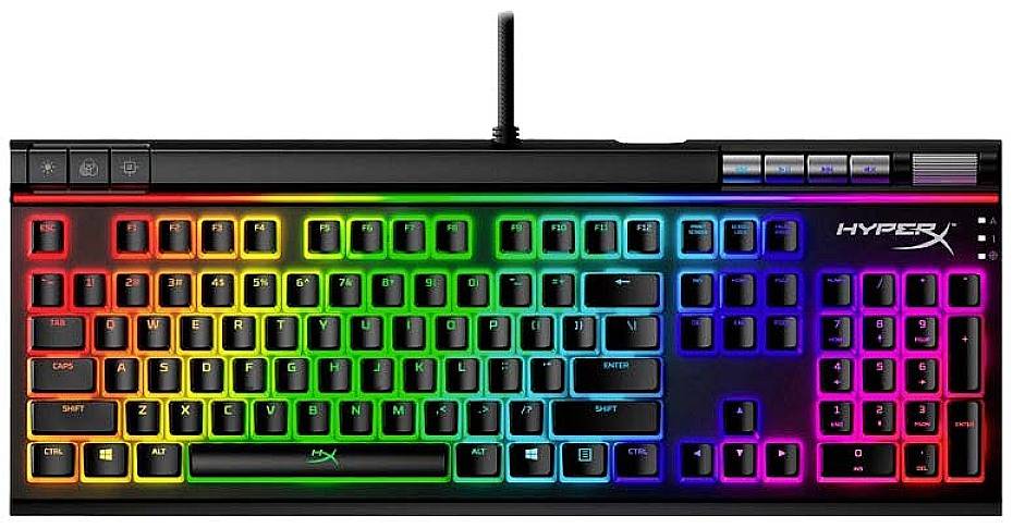 HyperX Alloy Elite 2 Red Corded Gaming keyboard German, QWERTZ Black Backlit, Switch: red