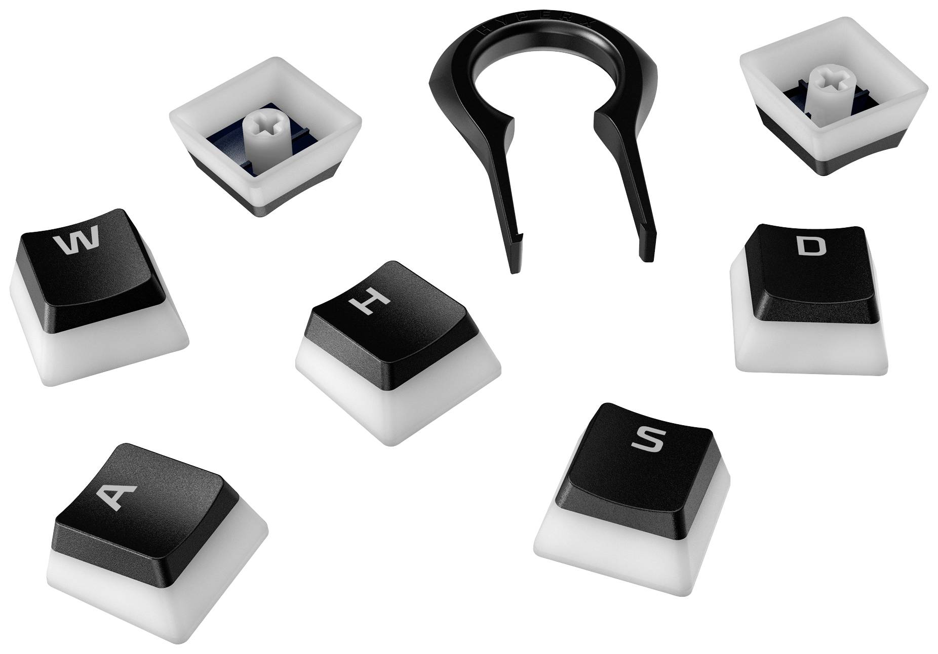 HyperX Pudding Keycaps Keycaps Black
