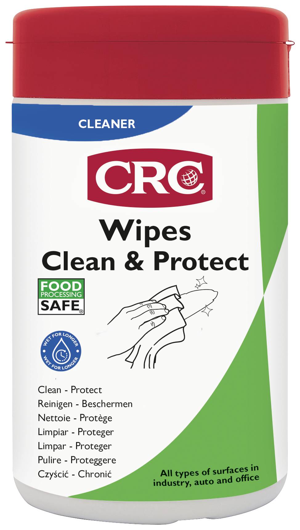 CRC WIPES WIPES CLEAN & PROTECT 33381-AA 50 pc(s)