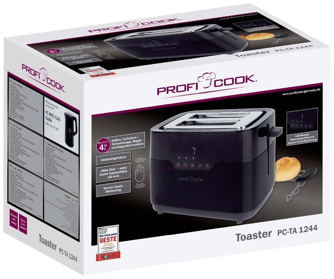 Profi Cook PC-TA 1244 Toaster Black