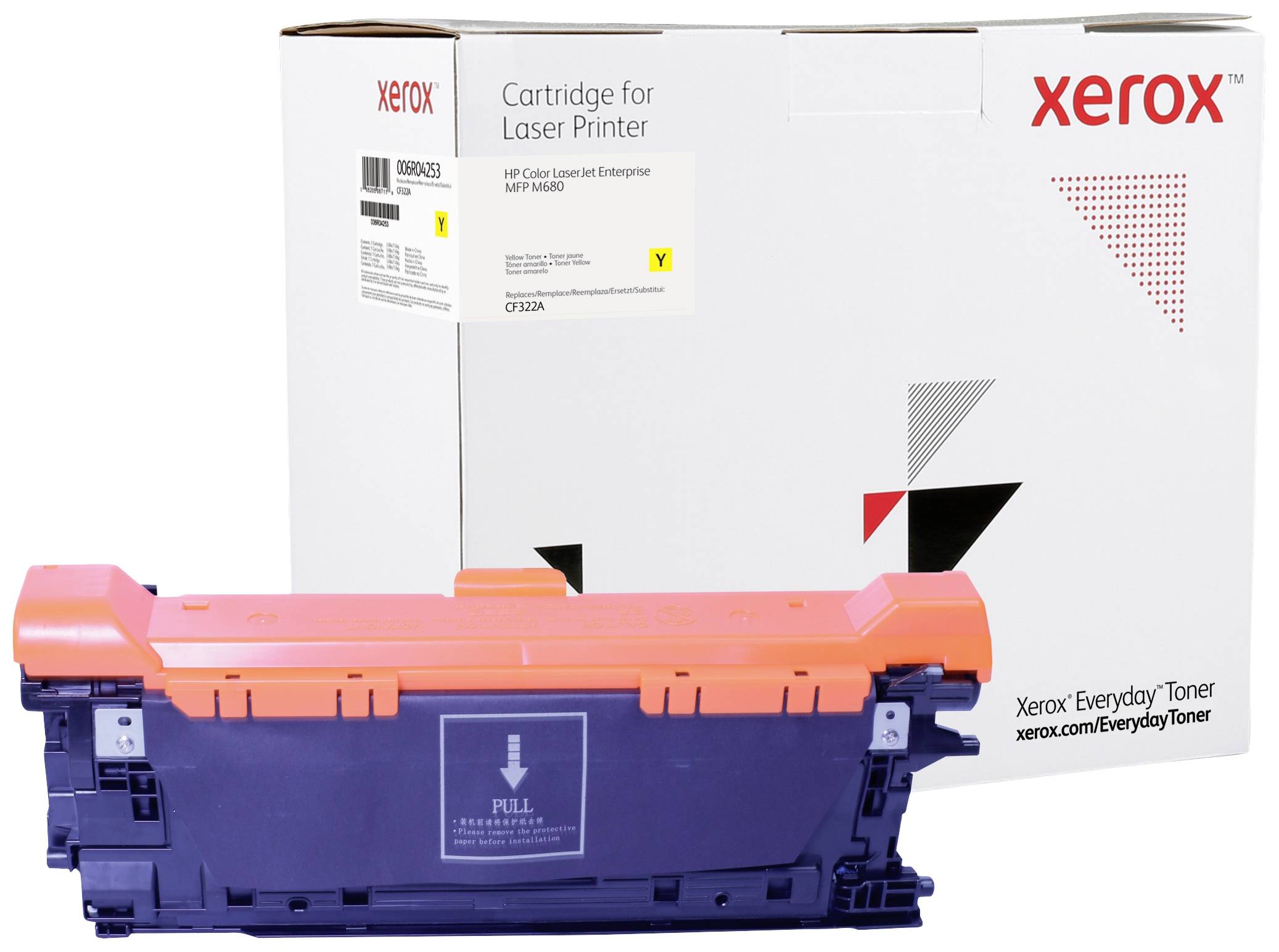 Xerox Toner replaced HP HP 653A (CF322A) Compatible Yellow 16500 Sides Everyday 006R04253