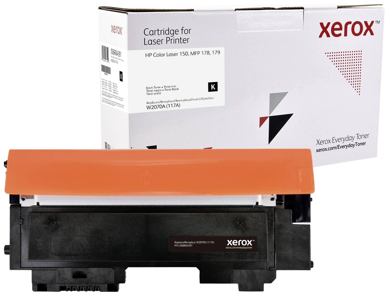 Xerox Toner replaced HP 117A (W2070A) Compatible Black 1000 Sides Everyday 006R04591