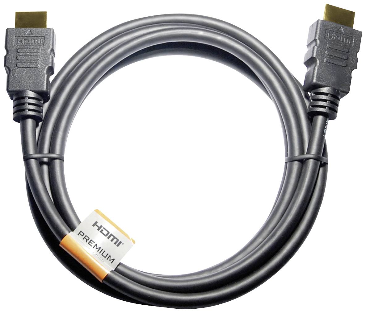 Maxtrack HDMI Cable HDMI-A plug, HDMI-A plug 1.00 m Black C 215-1 L 4K UHD HDMI cable