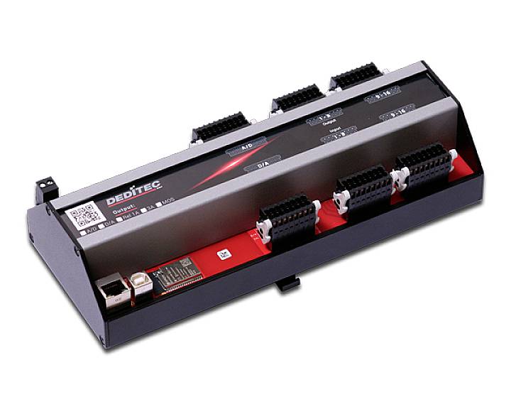 Deditec BSW-AD16-DA4-OR16 BS-WEU-AD16-DA4-OR16 BS module Wi-Fi, Ethernet, USB No. of digital inputs: 16