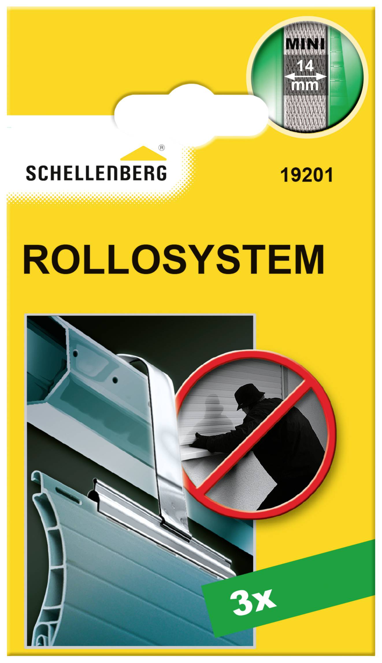 Schellenberg 19201 Roller shutter mount Compatible with Schellenberg Mini