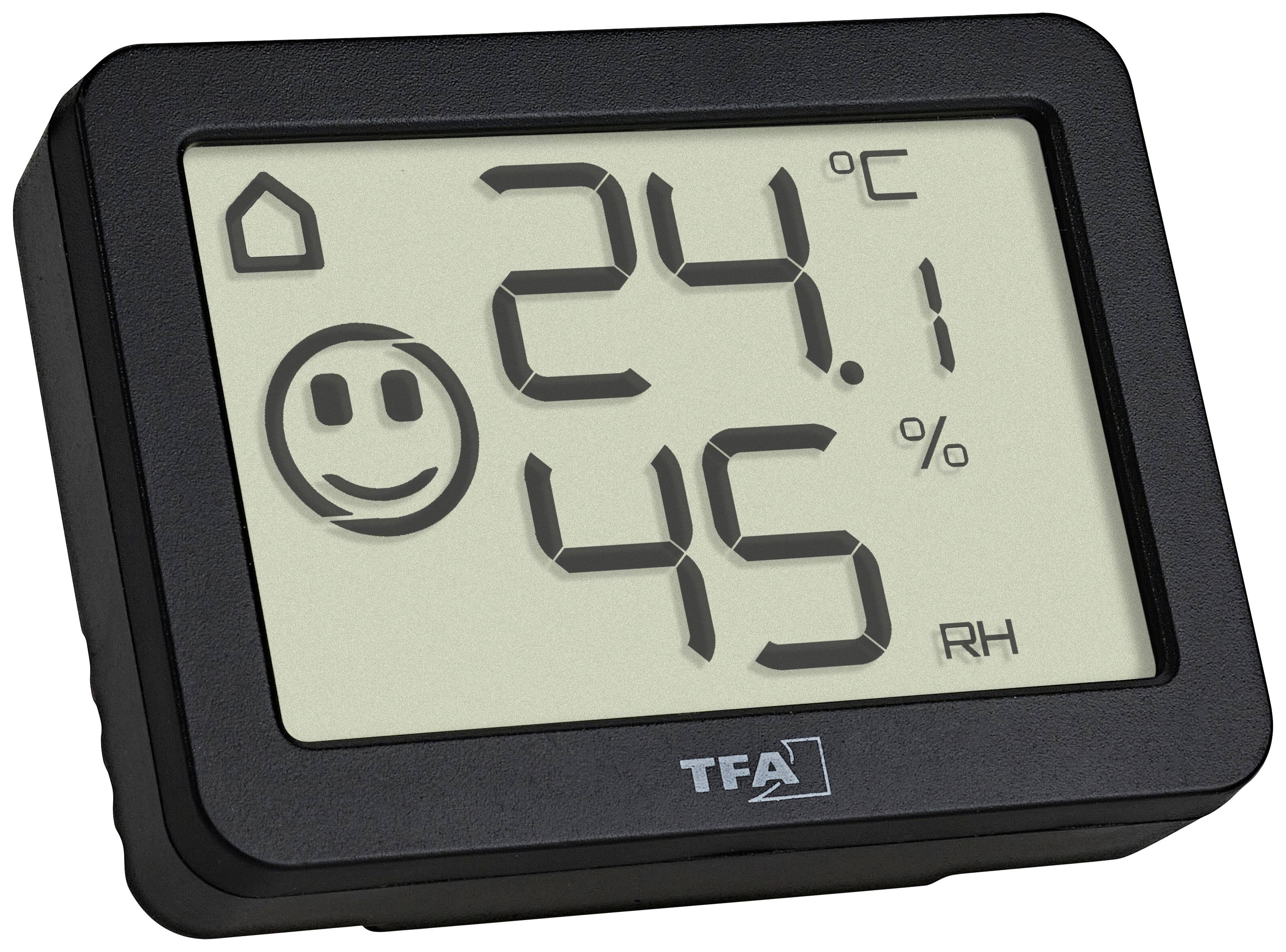 TFA Dostmann Thermo-hygrometer Black 30.5055.01