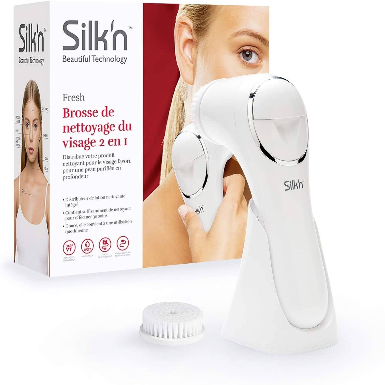 Silkn Silk´n Fresh Facial cleansing brush Incl. massage function