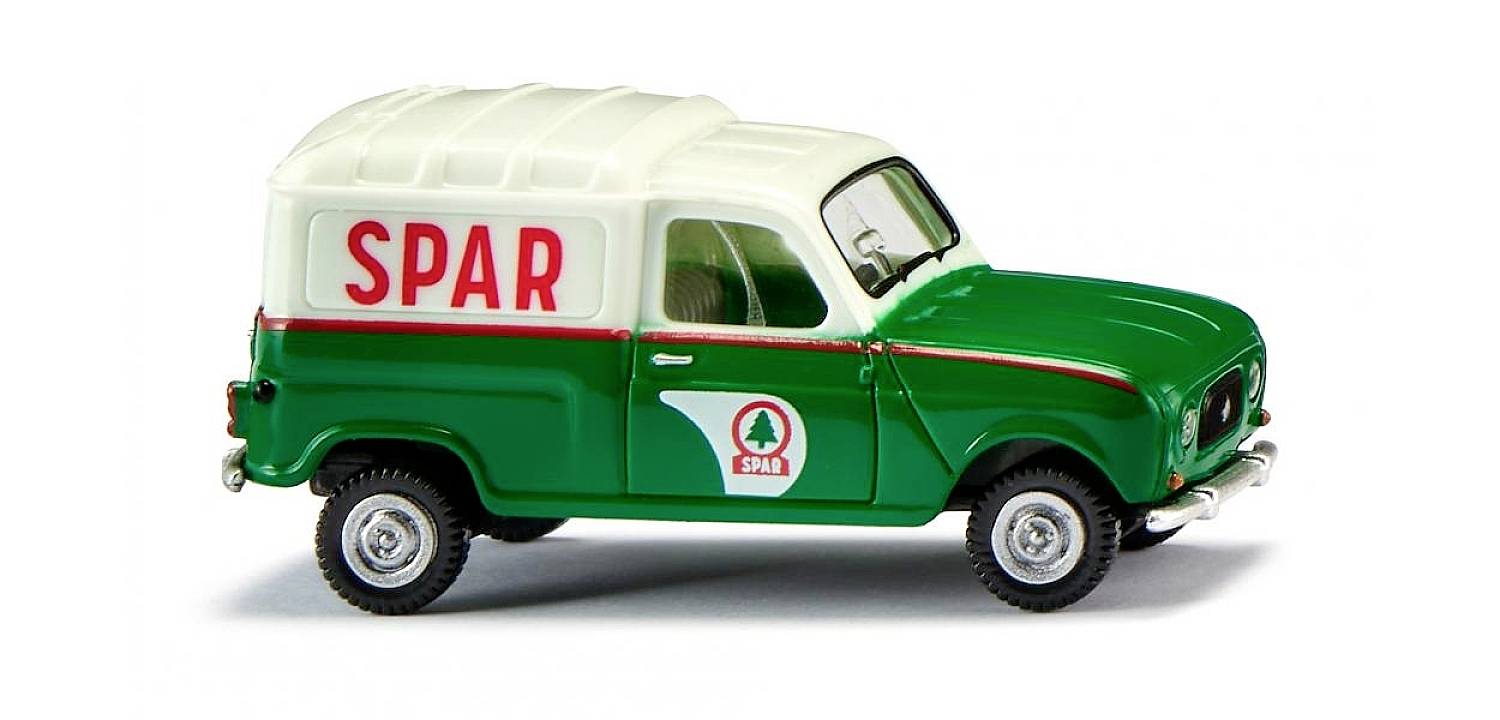 Wiking 022504 H0 Car Renault R4 Box wagon Spar