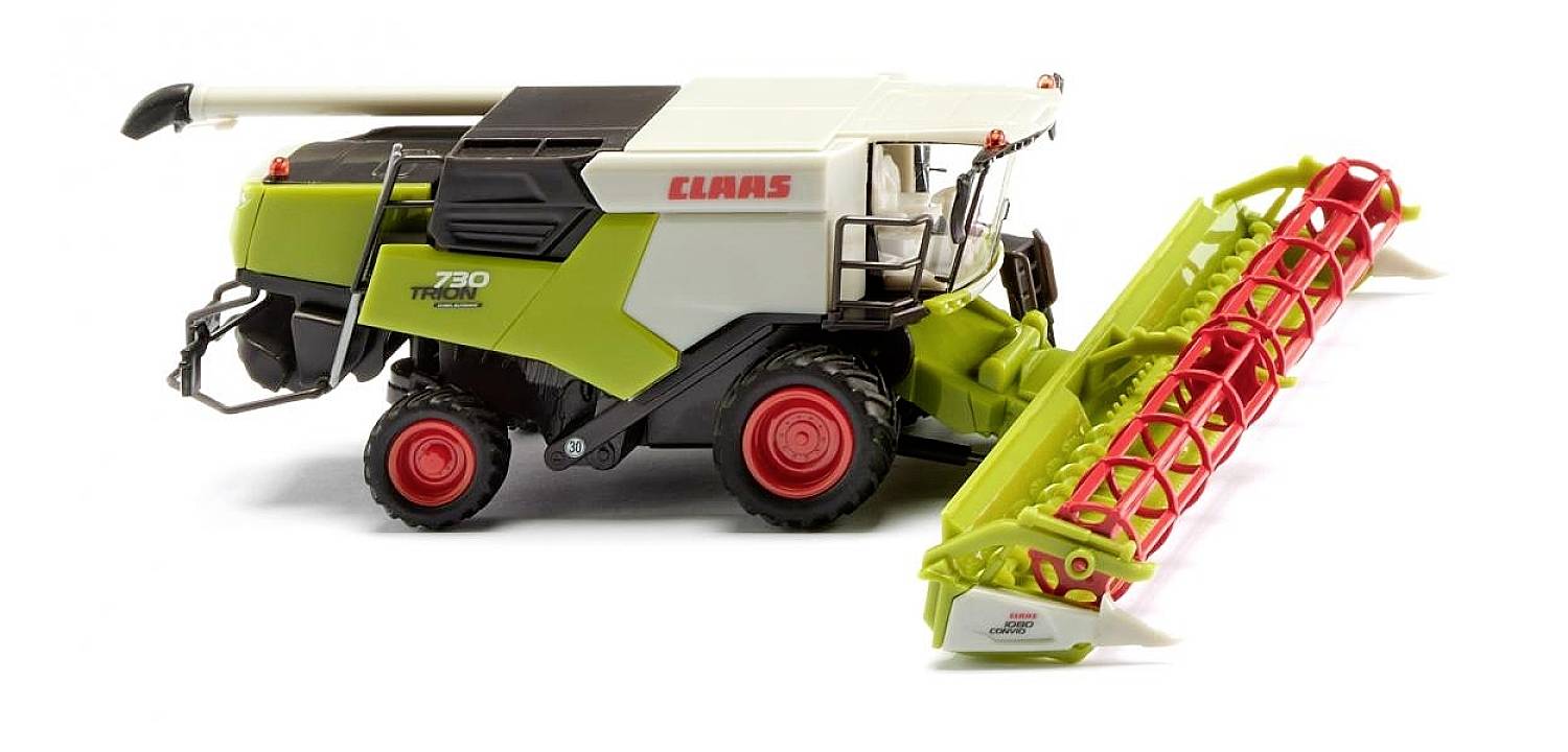 Wiking 038915 H0 Agricultural vehicle Claas Trion 730 with Convio 1080