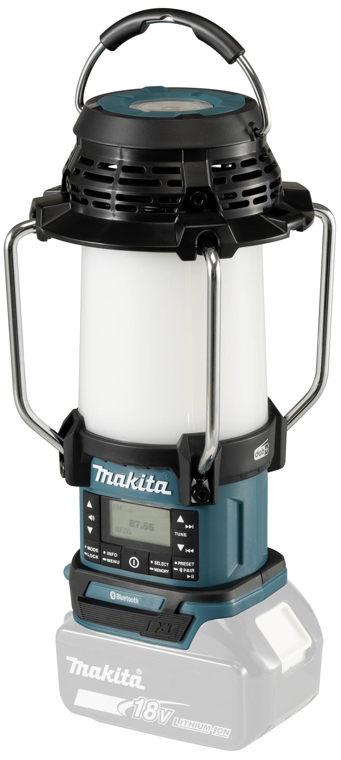 Makita DMR056 Cordless radio FM, AM, DAB+ incl. lantern