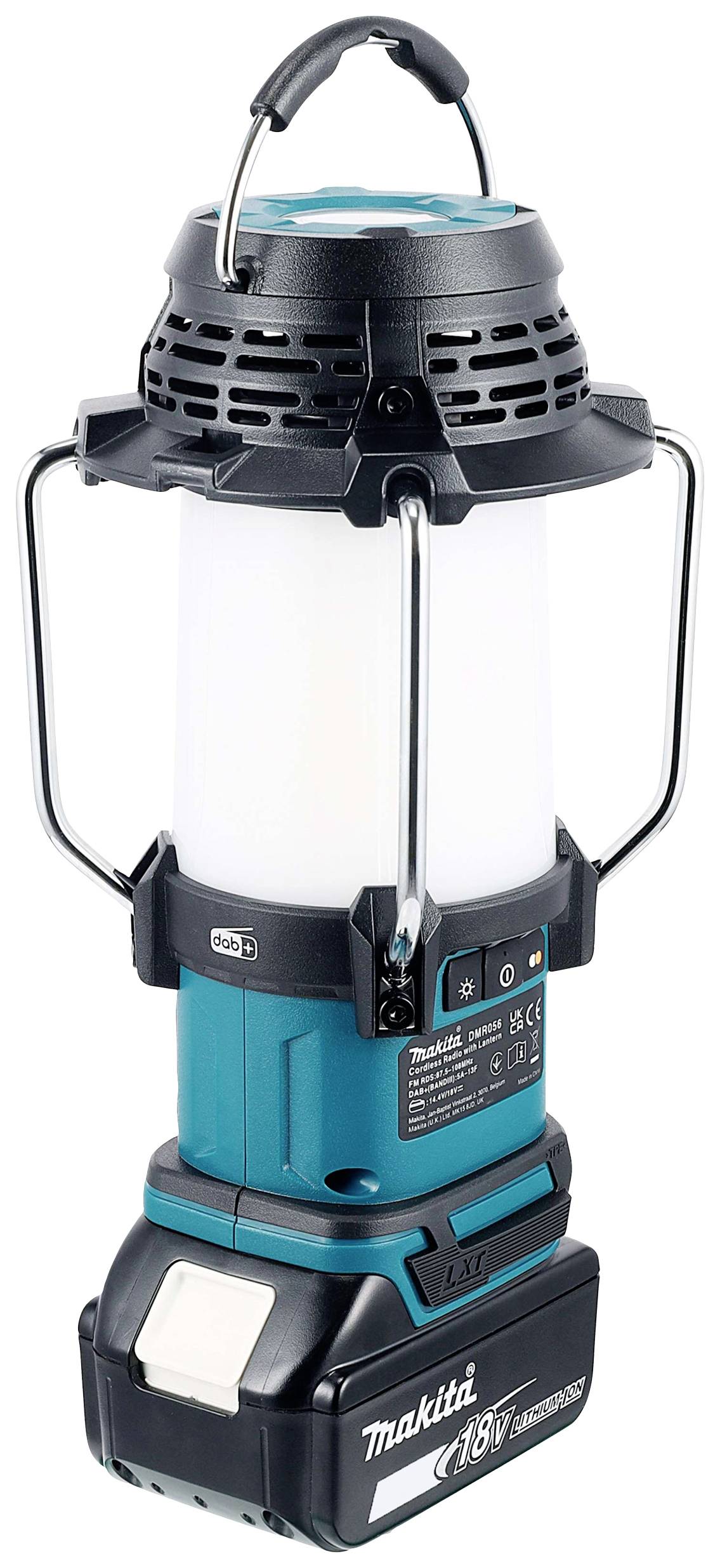 Makita DMR056 Cordless radio FM, AM, DAB+ incl. lantern