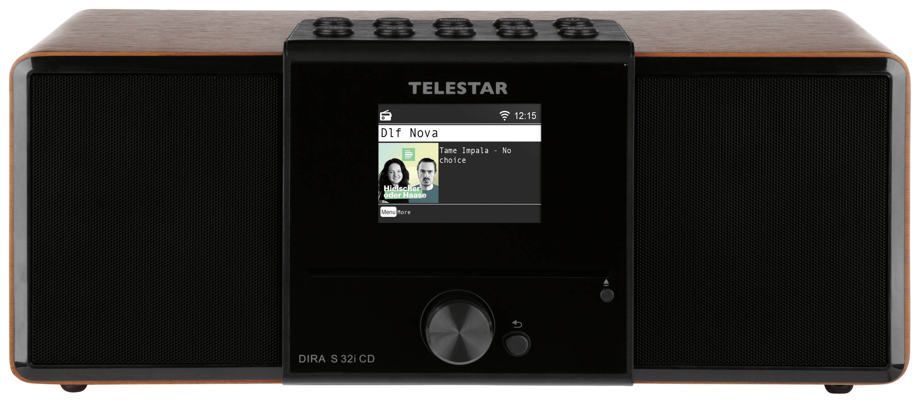 Telestar DIRA S 32i CD Radio CD player DAB+, FM, Internet DLNA, Wi-Fi, USB, CD, Bluetooth, Internet radio Incl. remote control