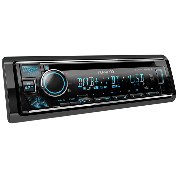 Kenwood KDC-BT760DAB Car stereo DAB+ tuner, Bluetooth handsfree set, Steering wheel RC button connector Kenwood KDC-BT760DAB Car stereo DAB+ tuner, Bluetooth handsfree set, Steering wheel RC button connector