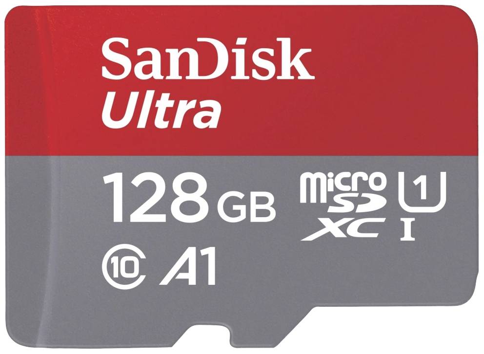 SanDisk microSDXC Ultra 128GB (A1/UHS-I/Cl.10/140MB/s) + Adapter "Mobile" microSDXC card 128 GB A1 Application Performance Class