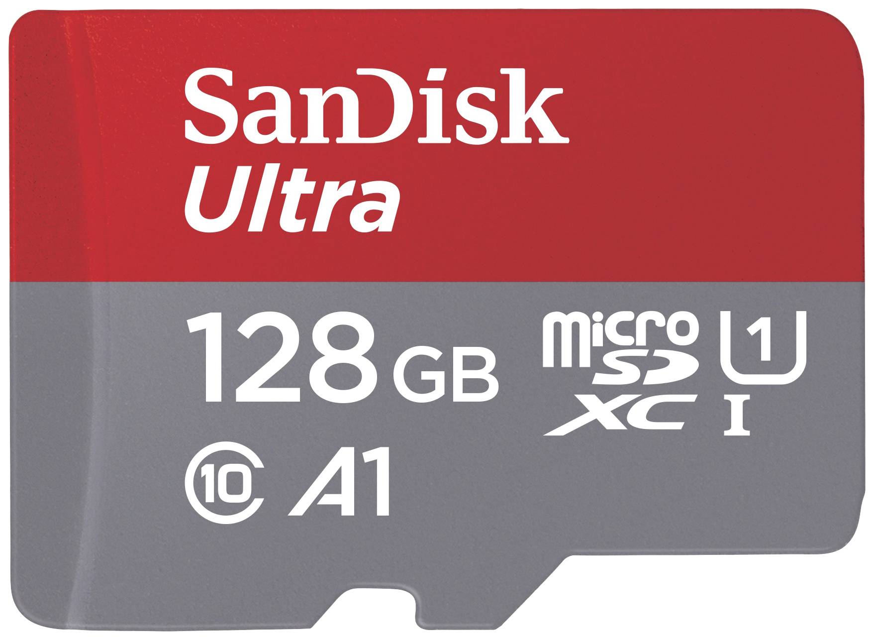 SanDisk Ultra + Adapter microSDXC card 128 GB A1 Application Performance Class, UHS-Class 1