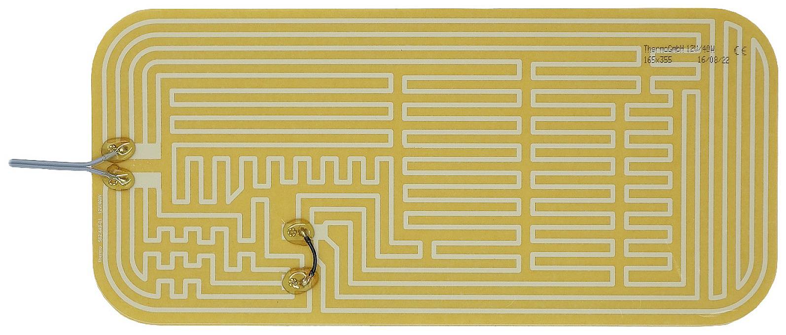 Thermo TECH Polyester Heating foil 12 V 40 W (L x W) 355 mm x 165 mm