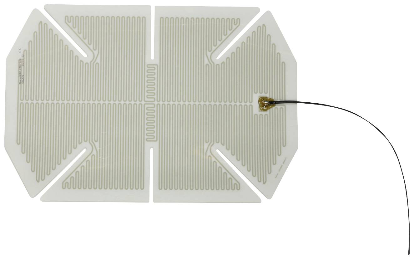 A rectangular receiver with fine circuit tracks and a cable on the right side. Used for wireless signal transmission.
