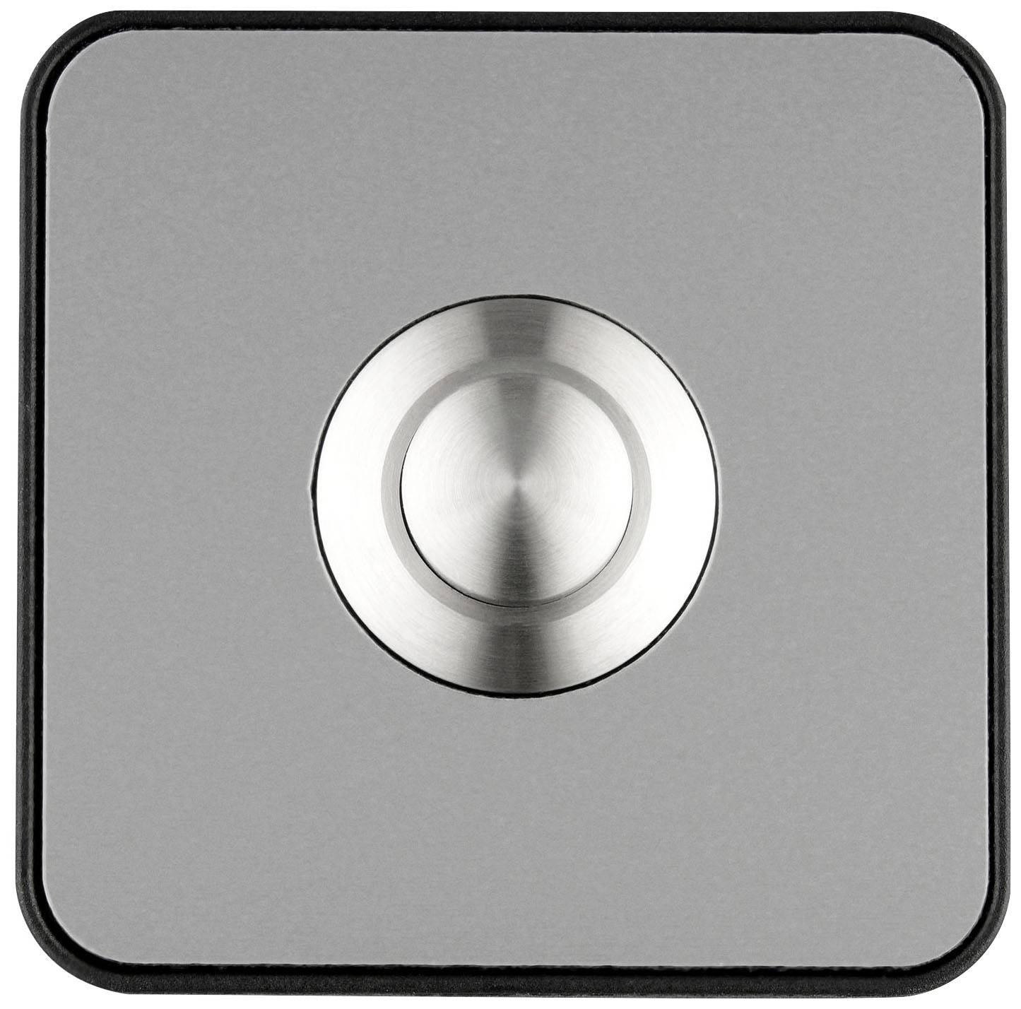 Grothe 64181 Bell Stainless steel look, Black