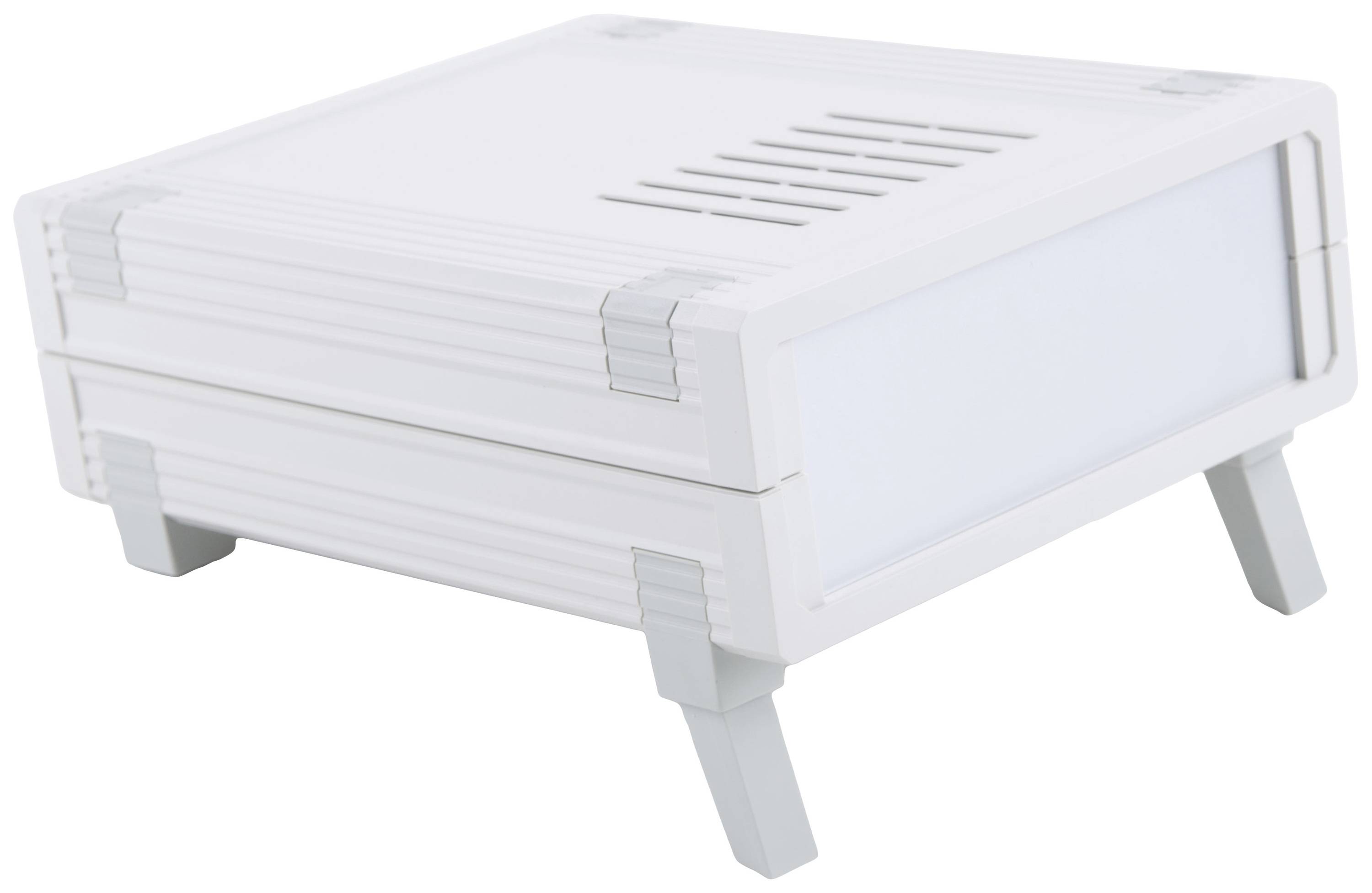 Bopla UM 32009 L SET Desktop case (L x W x H) 157.50 x 198.90 x 62.20 mm Acrylonitrile butadiene styrene Grey-white (RAL 7035)