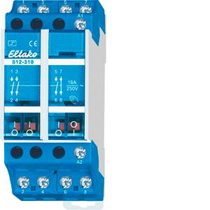 Impulse changeover switch DIN rail Eltako S12-310-230V 3 makers, 1 breaker 230 V AC 16 A 2300 W 1 pc(s)