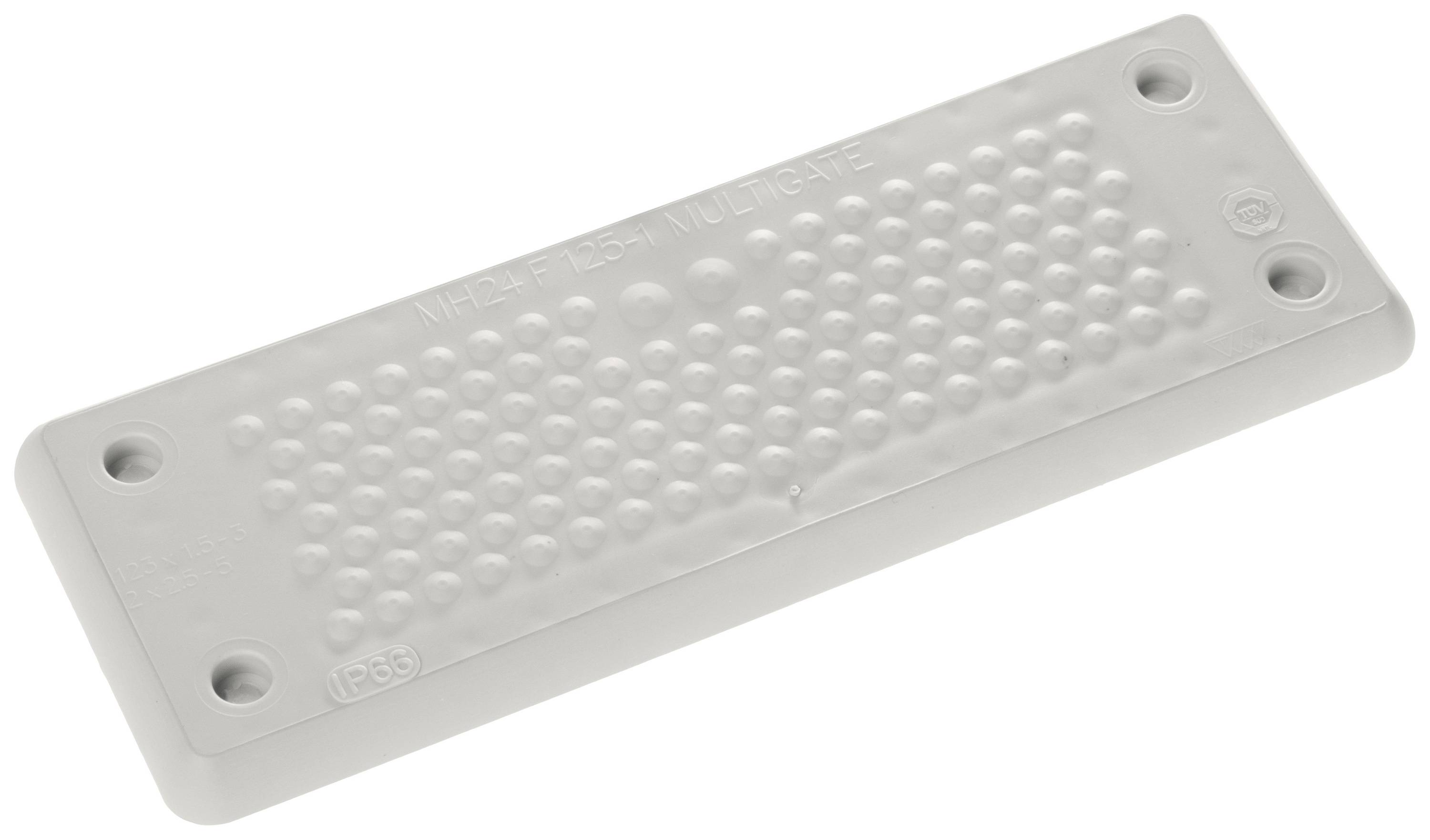 Trelleborg MH-24 F 125-1 LIGHT GREY UL94 V-0 IP65 | TPE | Screw Grommet TPE Grey 1 pc(s)