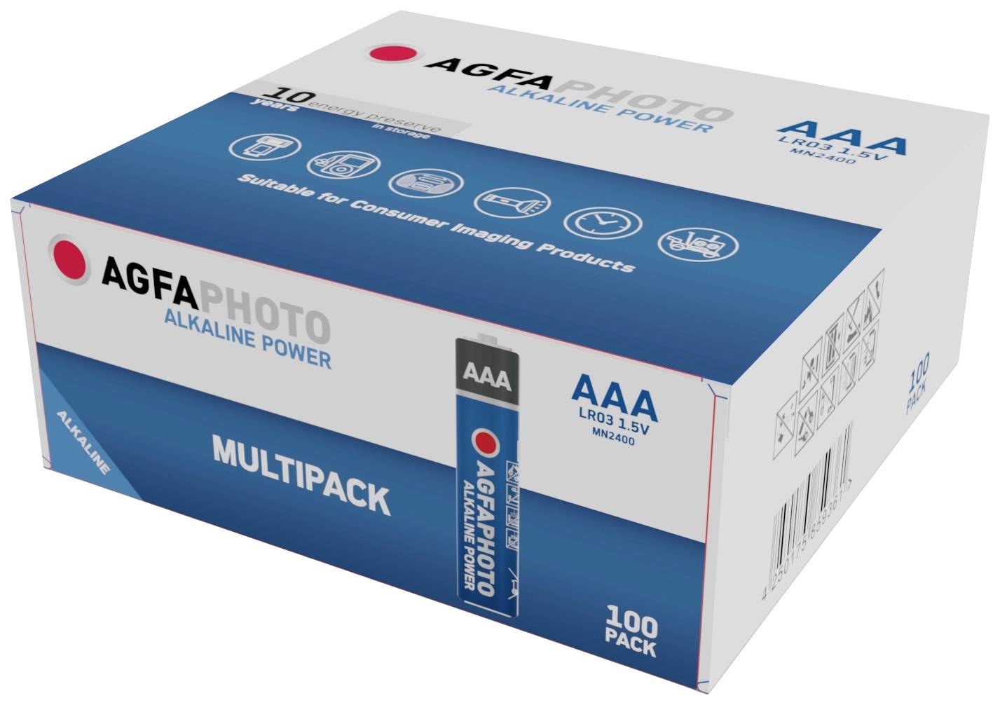 AgfaPhoto Power LR03 AAA battery Alkali-manganese 1.5 V 100 pc(s)