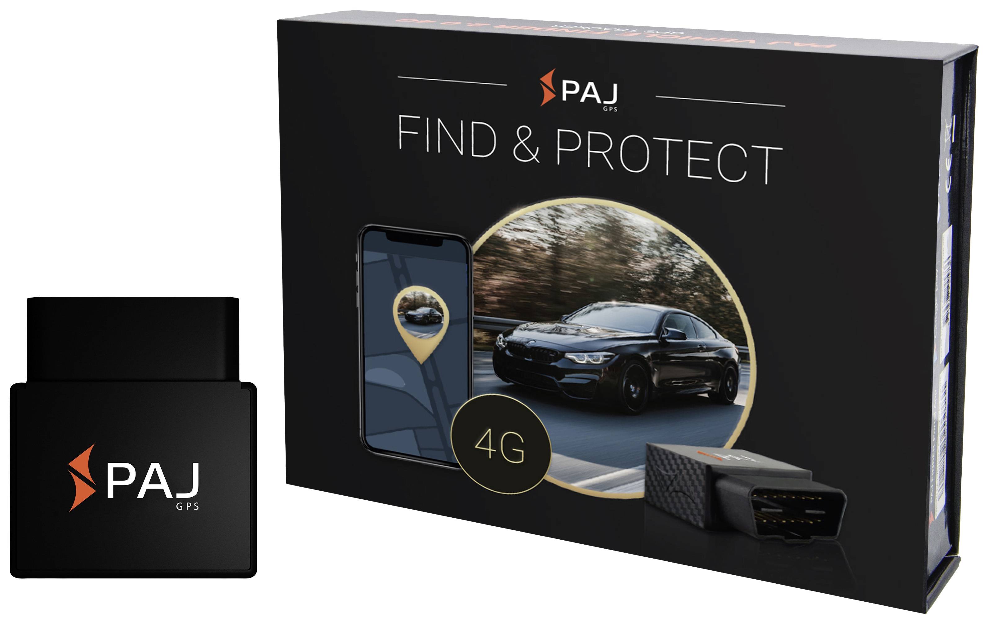 PAJ GPS CAR OBD 4G 2.0 GPS tracker Vehicle tracker Black 1 pc(s)